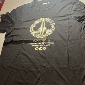 Black T-Shirt with Peace Symbol